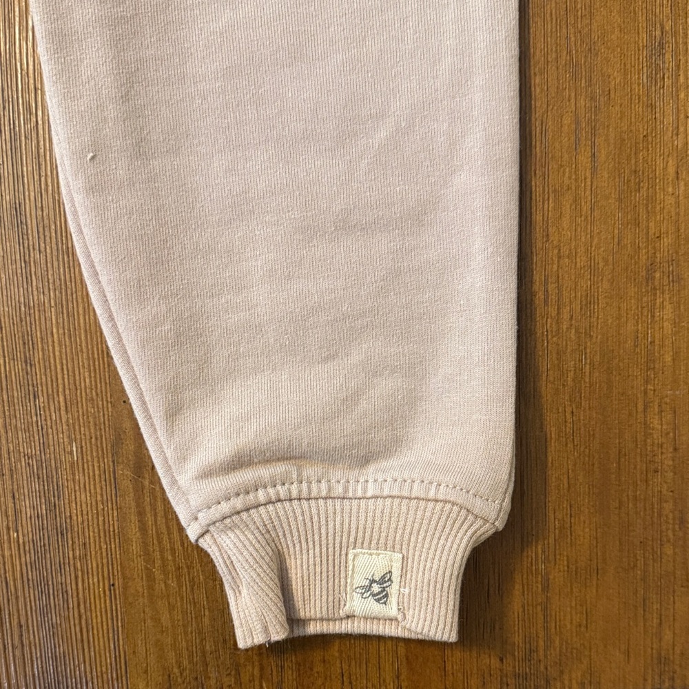 NWT Burt’s Bees Baby 2Pc Ombre Sweatsuit Tan & Green Size 24 Months 100% Cotton - Picture 4 of 7